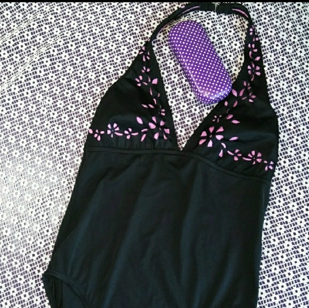 BEACH NATIVE LaserCut Halterback Swimsuit
